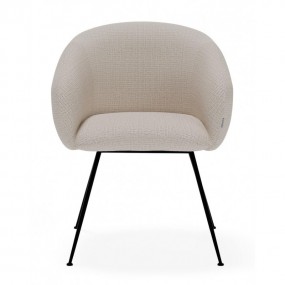 Silla Lucia beige vista frontal 2