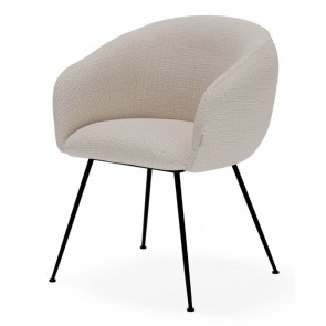 Silla Lucia beige vista frontal 1
