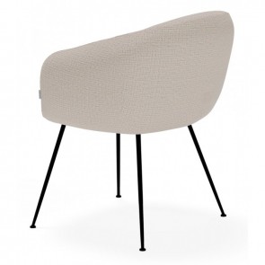 Silla Lucia beige vista trasera 1