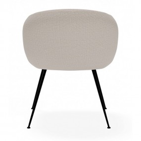 Silla Lucia beige vista trasera 2