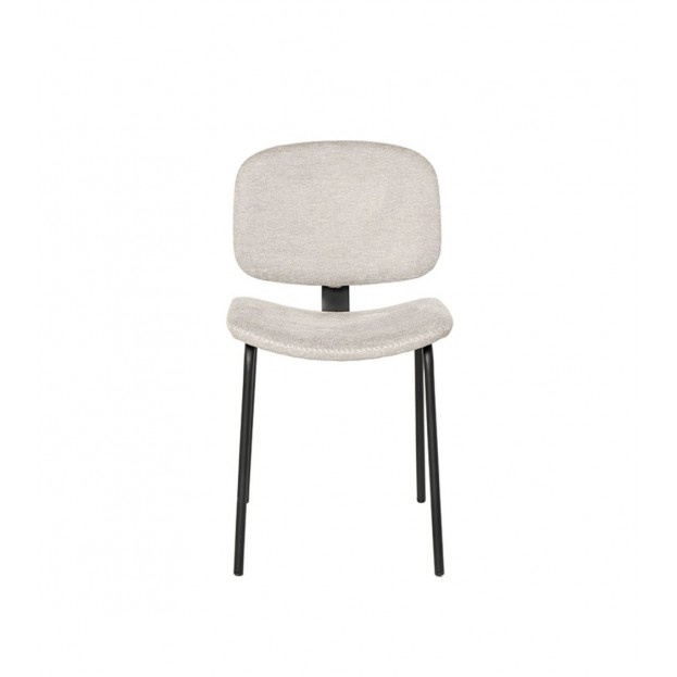 Silla Winona beige vista frontal 1