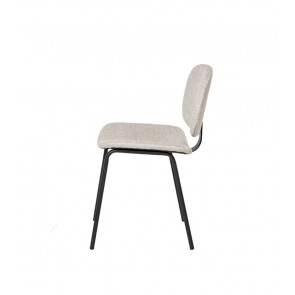 Silla Winona beige vista perfil 1
