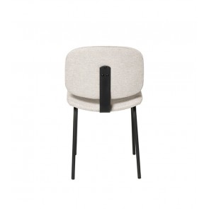Silla Winona beige vista trasera 2